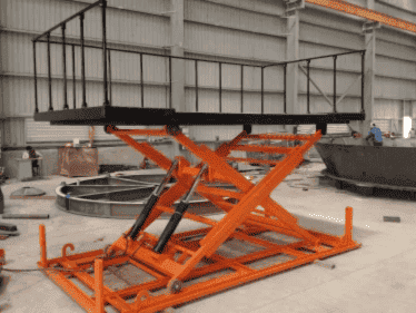 Industrial goods lift